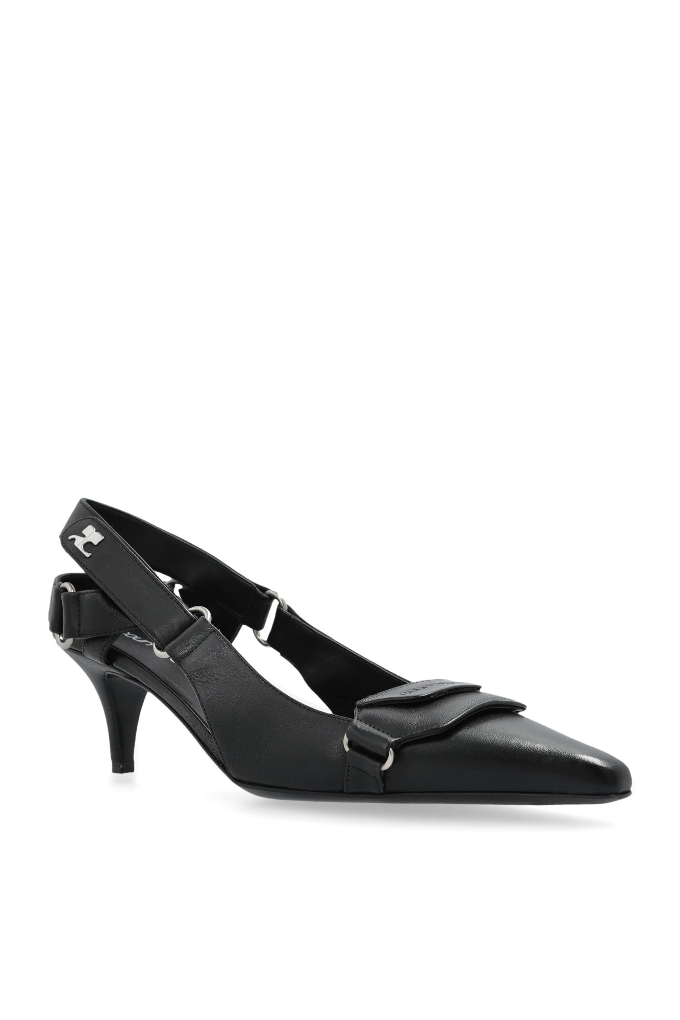 パンプス COURREGES Women Shoes L125SPP030AG00309999 Black Courrèges Heeled shoes | Women's Shoes | Vitkac